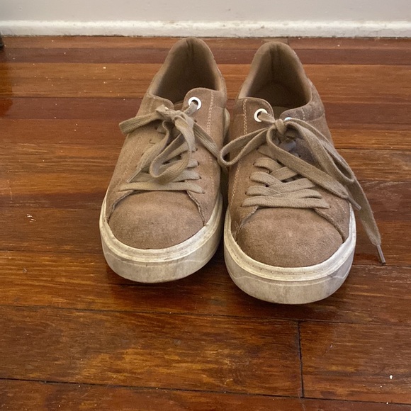 BROWN WOMENS STEVE MADDEN PLATFORM SNEAKERS - Picture 3 of 4